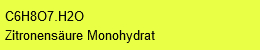 Zitronensäure Monohydrat p.A.