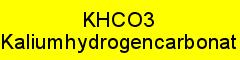 Kaliumhydrogencarbonat LM