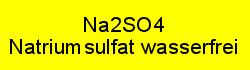 Natriumsulfat wasserfrei p.a.