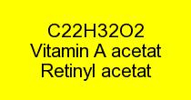 Vitamin A acetate - Retinyl acetate nominally 325.000IU on the carrier