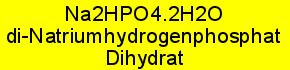 di-Natriumhydrogenphosphat Dihydrat rein