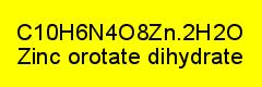 Zinc orotate pure