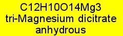 Magnesiumcitrat wasserfrei rein
