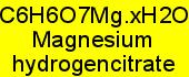 Magnesium hydrogencitrate pure; 100g