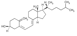 Vitamin D3 - Cholecalciferol on the carrier