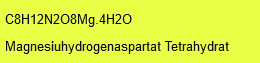 Magnesiumhydrogenaspartat Tetrahydrat rein