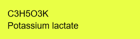 Potassium lactate 60%