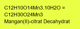 Manganese citrate pure