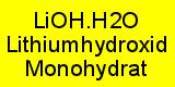 Lithium hydroxide monohydrate pure