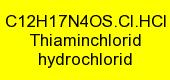 Vitamin B1 - Thiamine hydrochloride pure